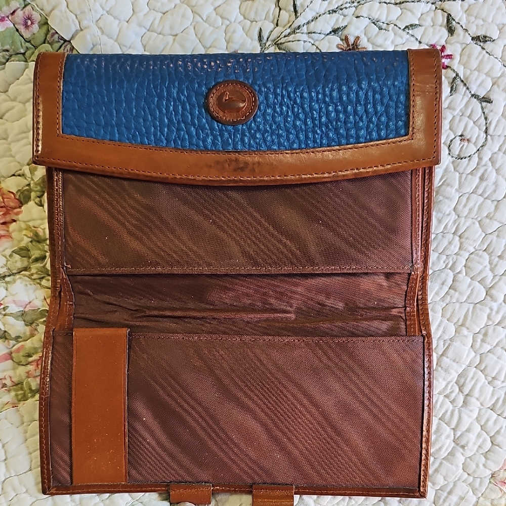 Vintage Dooney & Bourke AWL French Blue Wallet - Picture 10 of 13
